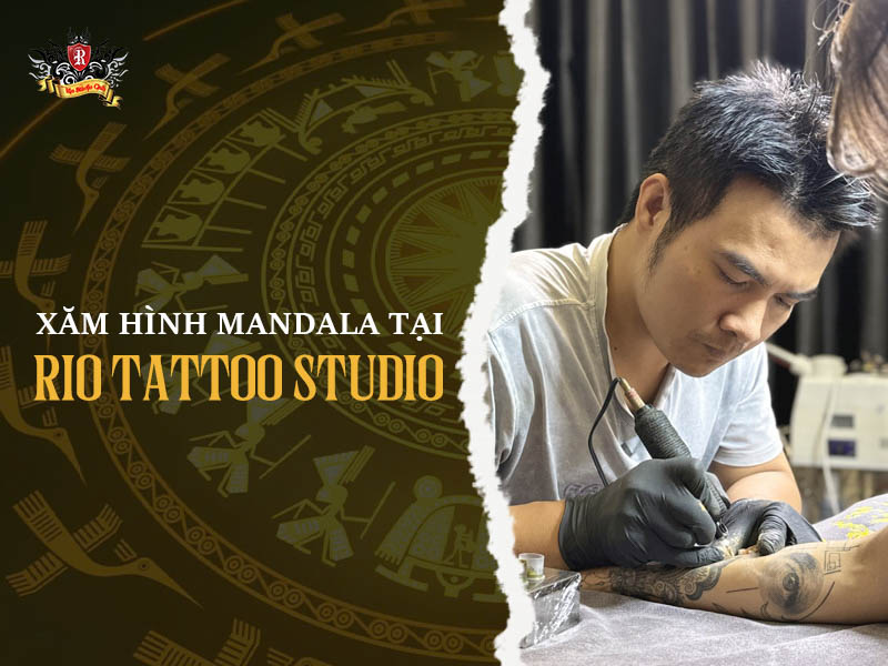 Quy trình xăm hình Mandala chuyên nghiệp tại Rio Tattoo Studio