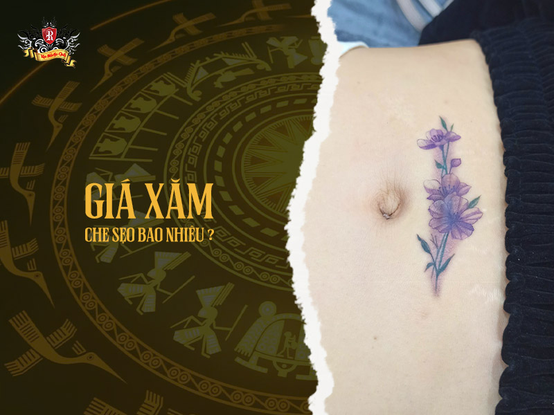 Giá xăm che sẹo sẽ phụ thuộc nhiều theo kích thước và tay nghề thợ xăm