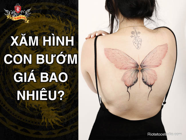 Xăm hình con bướm giá bao nhiêu?