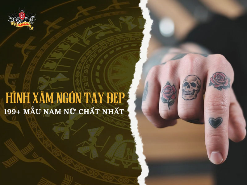 Hình Xăm Ngón Tay Đẹp: 199+ Mẫu Nam Nữ Chất Nhất 3 - Rio Tattoo Studio