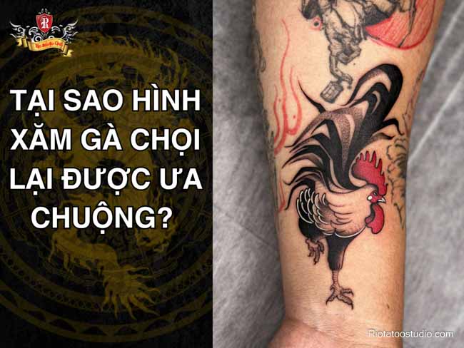 Tại sao hình xăm gà lại được ưa chuộng? 