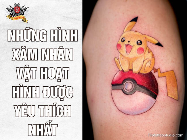 Những hình xăm nhân vật hoạt hình được yêu thích nhất 