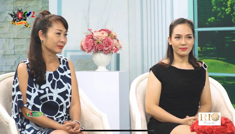 Chuyên gia Grand Master Pham Thanh Tâm phỏng vấn tại đài truyền hình VTV2 chia sẻ về các kiến thức về phun xăm môi mày mí Glamor công nghệ hiện đại phát triển độc quyền bởi Rio