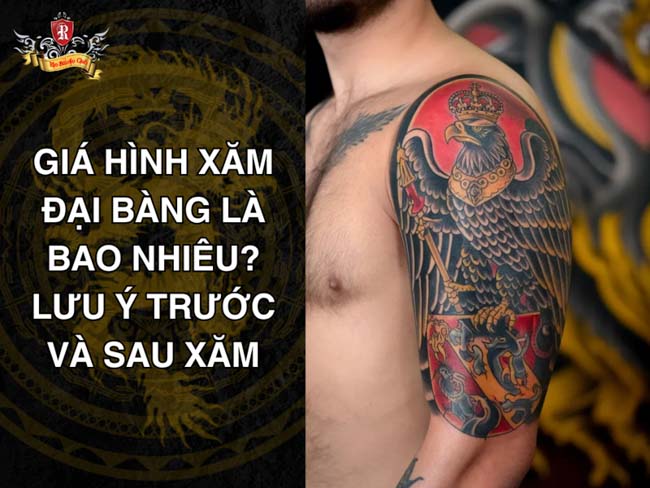 Giá hình xăm đại bàng là bao nhiêu? Lưu ý trước và sau xăm