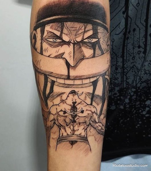Các hình xăm One Piece nổi bật với các nhân vật khác