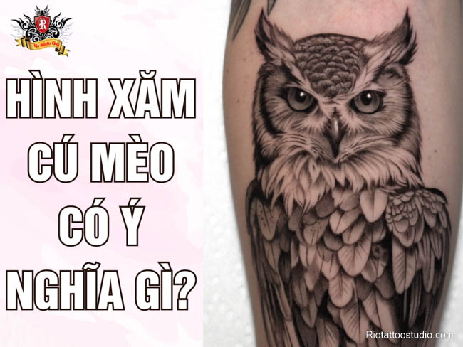 Hình xăm cú mèo không chỉ là một hình vẽ nghệ thuật, mà còn là biểu tượng của trí tuệ, sự bảo vệ và khả năng nhìn thấu sự việc