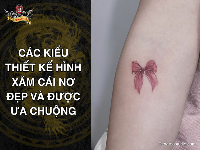 Các kiểu thiết kế hình xăm cái nơ đẹp và được ưa chuộng
