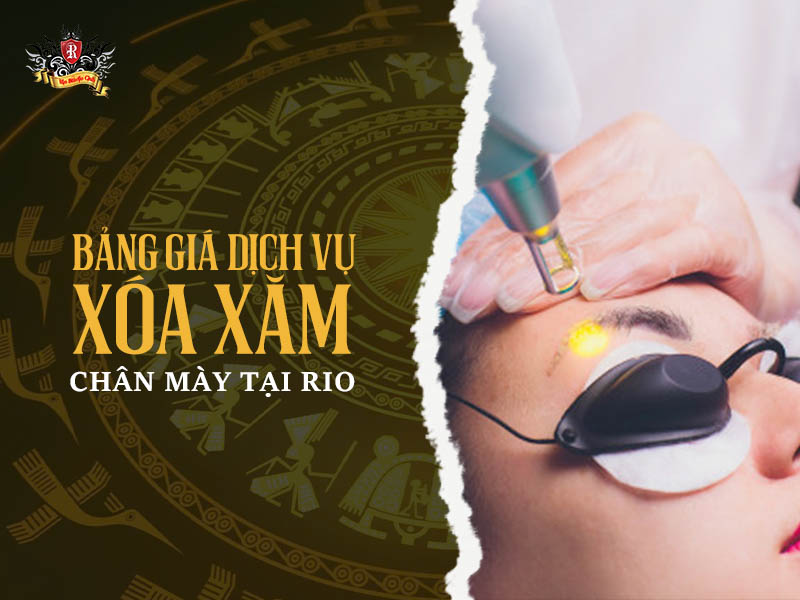 Bảng giá dịch vụ xóa xăm chân mày tại Rio Tattoo Studio