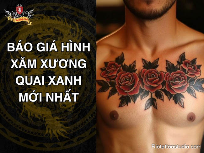 Báo giá hình xăm xương quai xanh mới nhất
