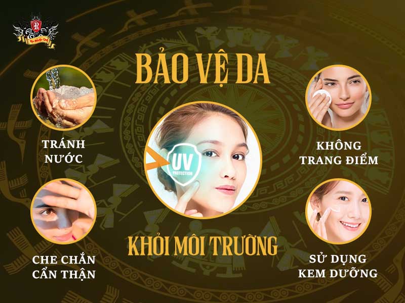 Rio Tattoo Studio hướng dẫn bảo vệ da khỏi môi trường sau xóa xăm chân mày