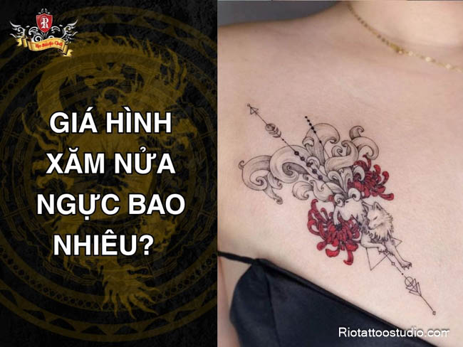 Giá hình xăm nửa ngực bao nhiêu? 
