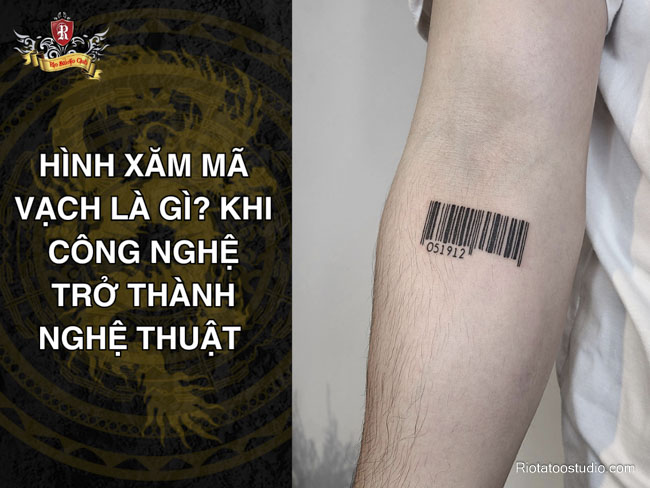 Hình xăm mã vạch là gì? Khi công nghệ trở thành nghệ thuật