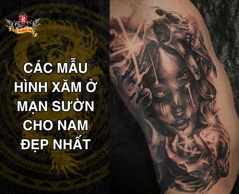 Các mẫu hình xăm ở mạn sườn cho nam đẹp nhất tại Rio Tattoo Studio