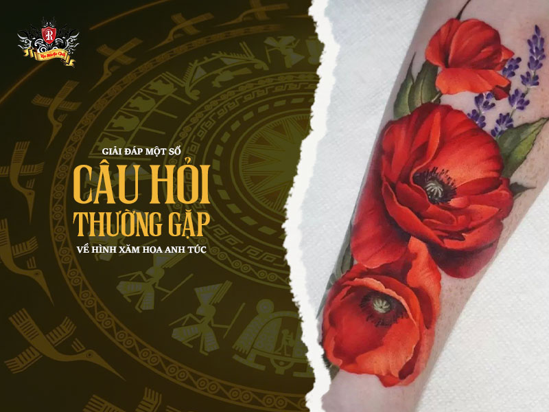 Giải đáp một số câu hỏi thường gặp về hình xăm hoa anh túc