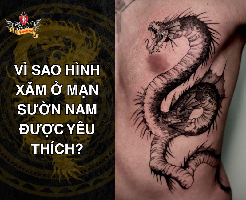Vì sao hình xăm ở mạn sườn cho nam được yêu thích?