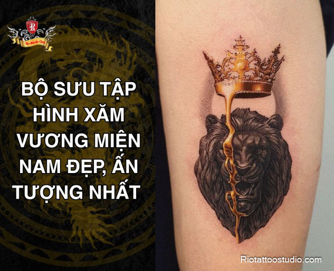 Bộ sưu tập hình xăm vương miện nam đẹp, ấn tượng nhất 