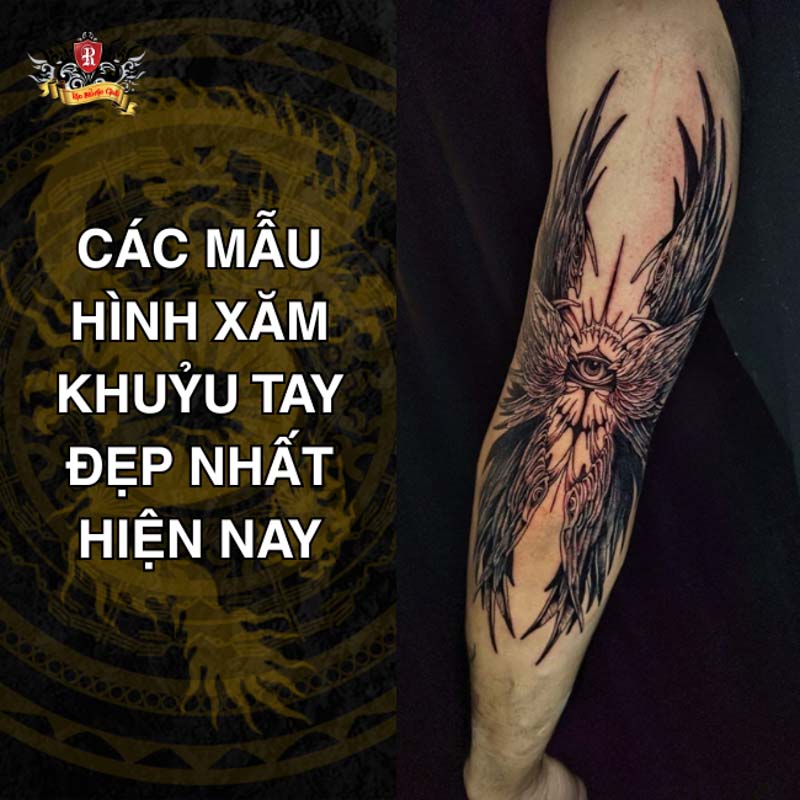 Bộ sưu tập hình xăm khuỷu tay đẹp đa dạng phong cách, thể hiện cá tính riêng tại Rio Tattoo Studio.