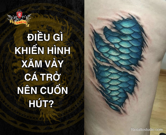 Điều gì khiến hình xăm vảy cá trở nên cuốn hút? 