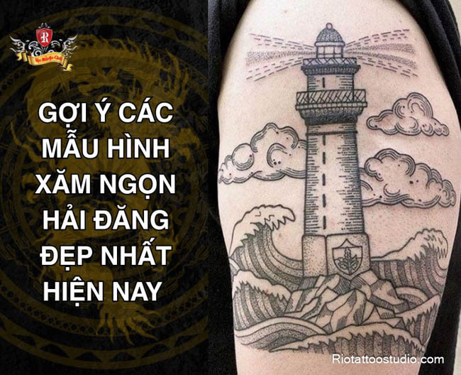 Dưới đây là một số gợi ý mẫu hình xăm ngọn hải đăng đẹp, đa dạng phong cách mà bạn có thể tham khảo cho Rio Tattoo Studio, giúp bạn chọn được thiết kế phù hợp nhất với cá tính và ý nghĩa riêng.