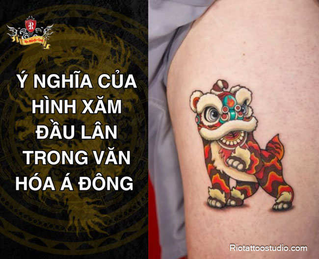 Ý nghĩa của hình xăm đầu lân trong văn hóa Á Đông 