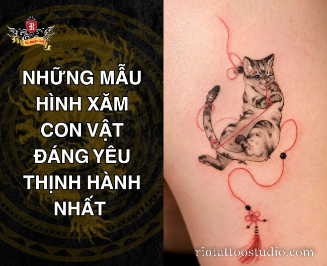 Những mẫu hình xăm con vật đáng yêu thịnh hành nhất tại Rio Tattoo Studio