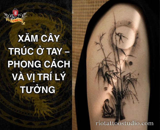 Xăm cây trúc ở tay – Phong cách và vị trí lý tưởng