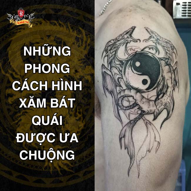 Những phong cách hình xăm Bát Quái được ưa chuộng tại Rio Tattoo Studio kết hợp huyền bí và quyền năng, giúp thể hiện cá tính độc đáo và ý nghĩa sâu sắc.