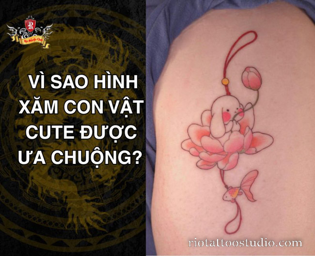 Vì sao hình xăm con vật cute được ưa chuộng? 