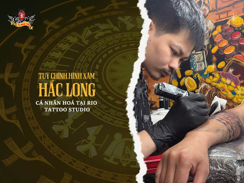 Rio Tattoo Studio – nơi biến ý tưởng hình xăm Hắc Long của bạn thành kiệt tác nghệ thuật