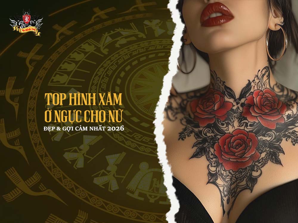 Top các hình xăm ở ngực cho nữ đẹp