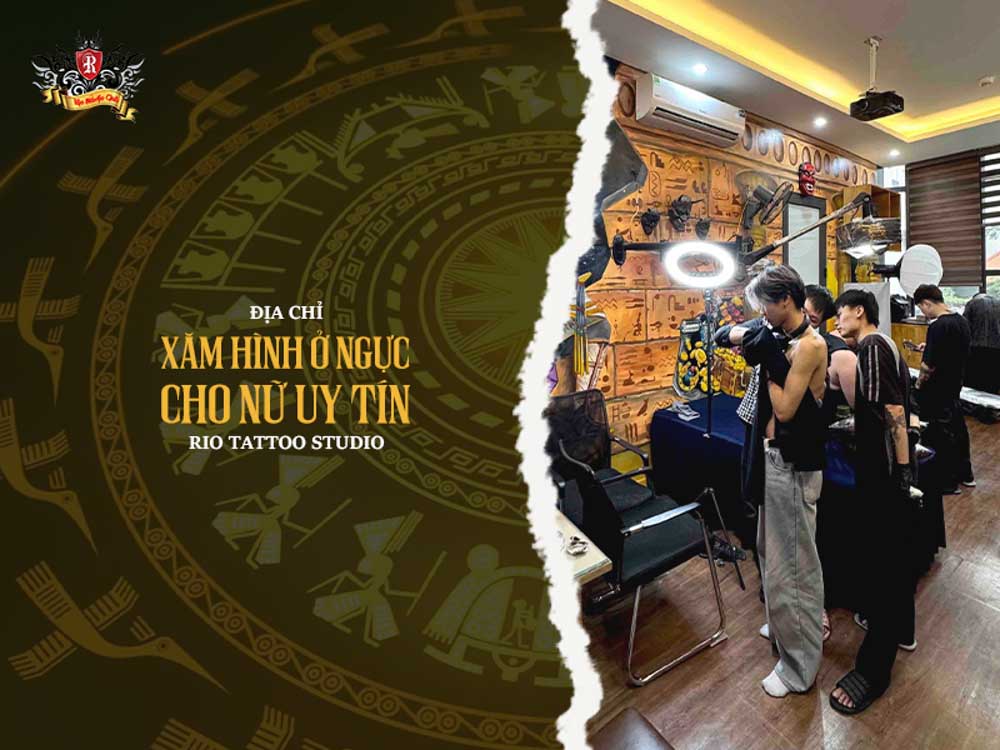 Nơi xăm hình ở ngực cho nữ uy tín