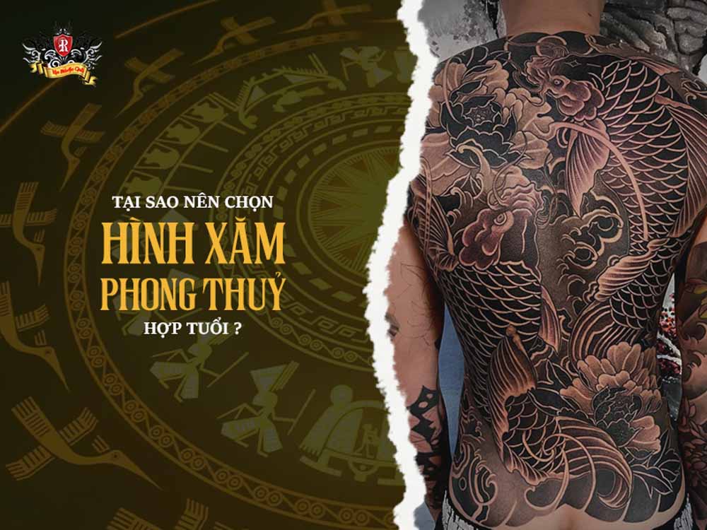 Hình xăm phong thủy theo tuổi và mệnh giúp cân bằng ngũ hành, thu hút tài lộc và may mắn