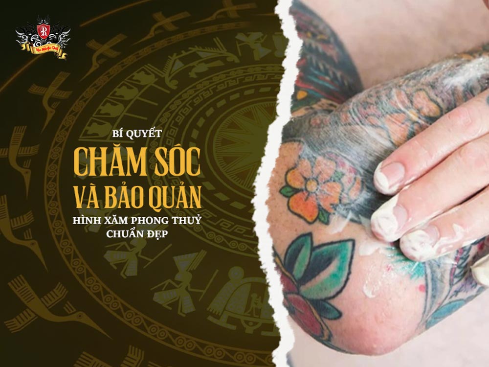 Cách chăm sóc hình xăm phong thủy bền màu và giữ năng lượng tích cực
