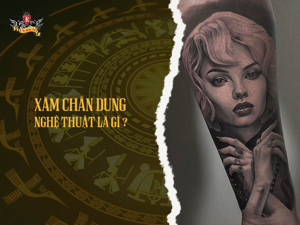 Hình xăm chân dung nghệ thuật tái hiện khuôn mặt người thật sống động như ảnh