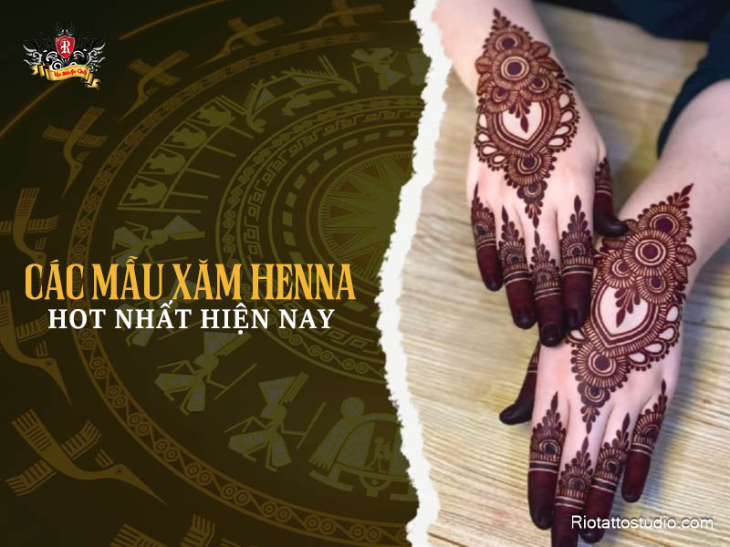 Top các mẫu xăm Henna đẹp và hot nhất hiện nay