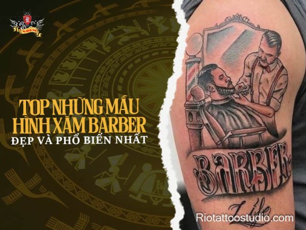 Những mẫu hình xăm barber đẹp nhất đang được giới thợ tóc ưa chuộng
