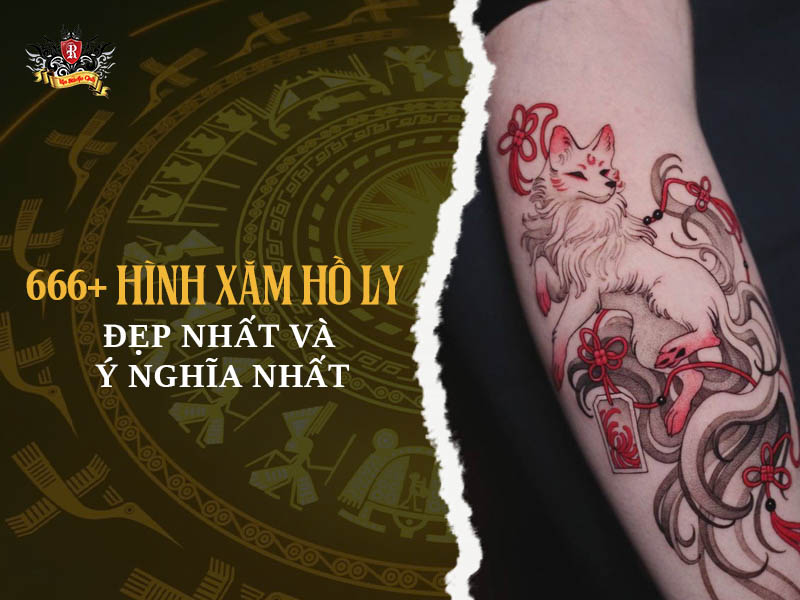 Hình xăm hồ ly 9 đuôi đẹp và ý nghĩa, phong cách Á Đông