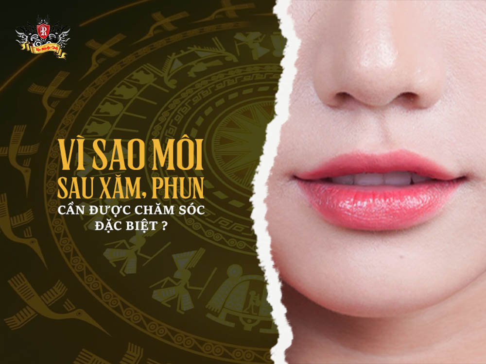 vì sao môi sau xăm phun cần chăm sóc đặc biệt – collagen dưỡng môi sau xăm hiệu quả