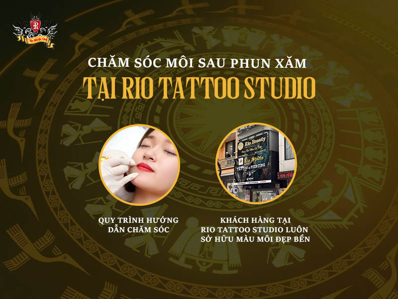 Chăm sóc môi sau phun xăm tại Rio Tattoo Studio – Dưỡng môi sau phun hiệu quả