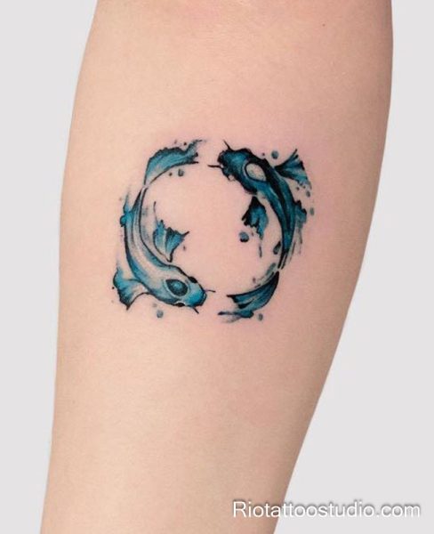 Hình xăm cá chép mang ý nghĩa may mắn