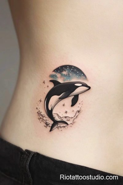 Mẫu hình xăm thiên nhiên lấy cảm hứng từ nước