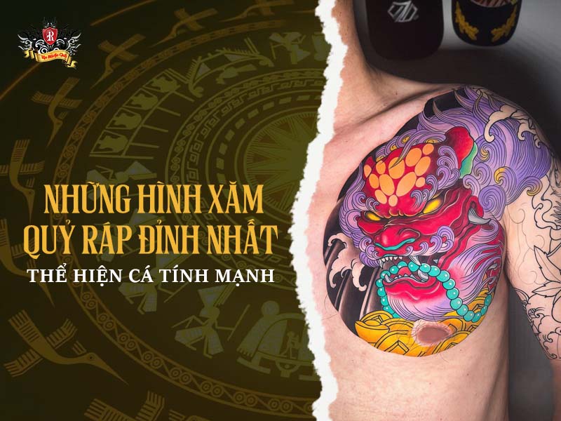 Những hình xăm quỷ ráp đẹp thể hiện cá tính mạnh và chiều sâu nội tâm