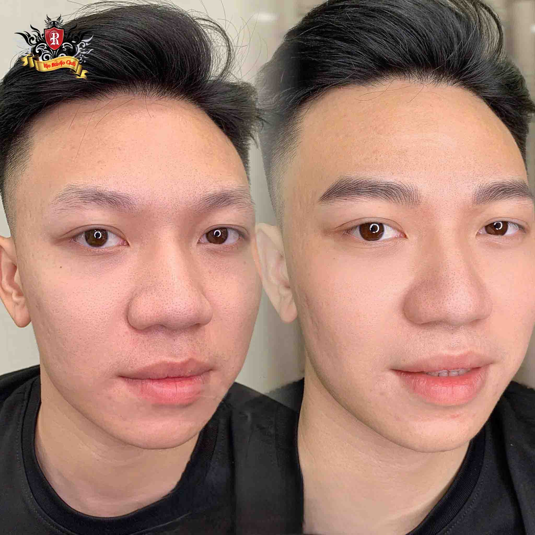 Dịch vụ xăm chân mày nam phong thủy giúp khách hàng cải thiện tướng số và gặp nhiều may mắn tại Rio Tattoo Studio.