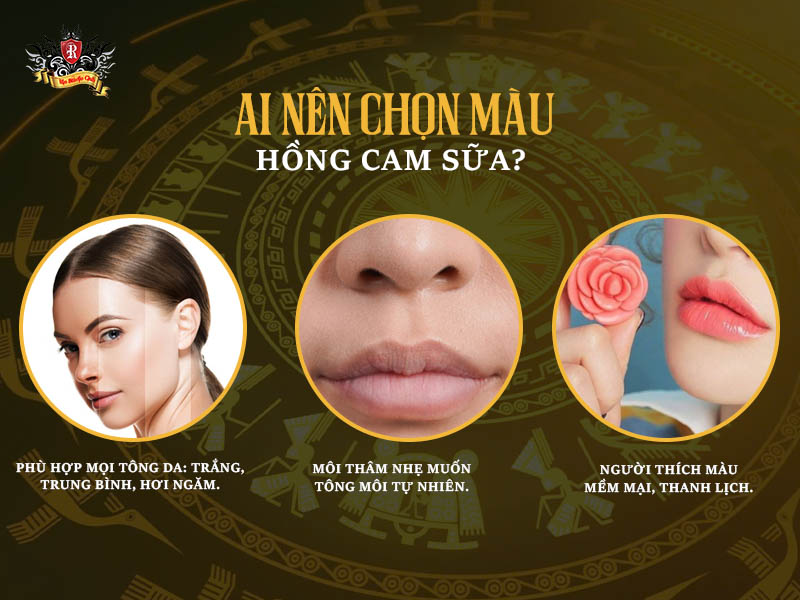 Ai nên chọn phun môi màu hồng cam sữa – Lựa chọn hoàn hảo cho môi tự nhiên