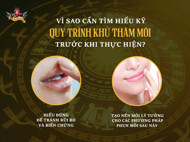 Tìm hiểu kỹ quy trình khử thâm môi – lý do quan trọng trước khi thực hiện
