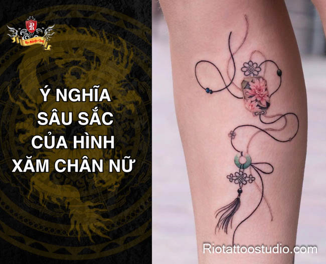 Hình xăm chân nữ mang ý nghĩa tự do, độc lập và phản chiếu cá tính riêng