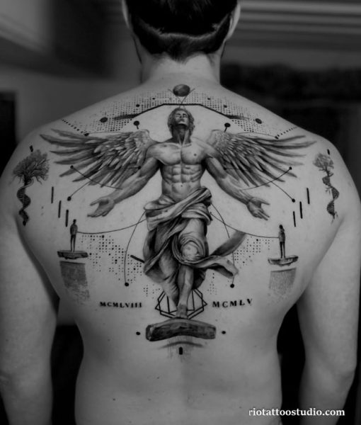 100+ Best Angel Tattoo Ideas: Sacred Designs for 2026 3 - Rio Tattoo Studio