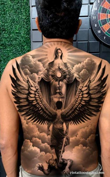 100+ Best Angel Tattoo Ideas: Sacred Designs for 2026 4 - Rio Tattoo Studio
