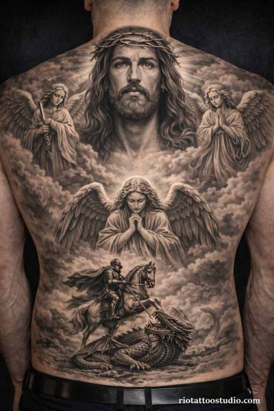 100+ Best Angel Tattoo Ideas: Sacred Designs for 2026 5 - Rio Tattoo Studio