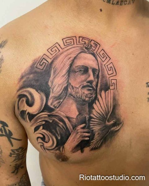 150+ Powerful Christ Tattoos Ideas: Sacred Art for 2026 13 - Rio Tattoo Studio